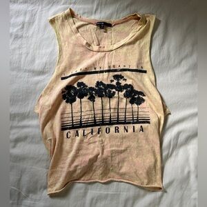 Orange Tie Dye CA Tank